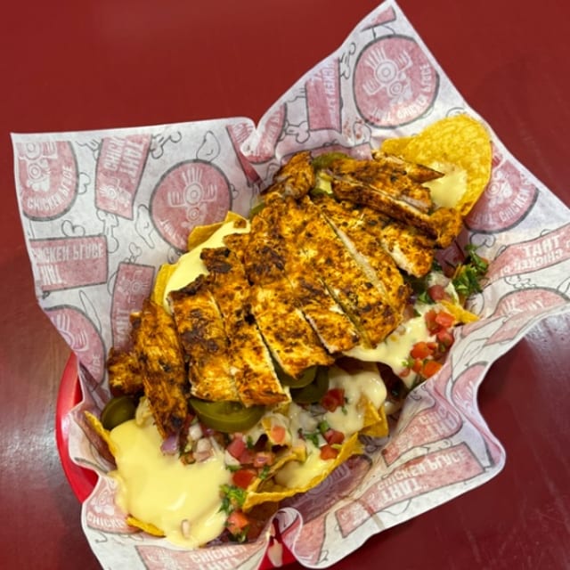 Grilled Chicken Nachos.