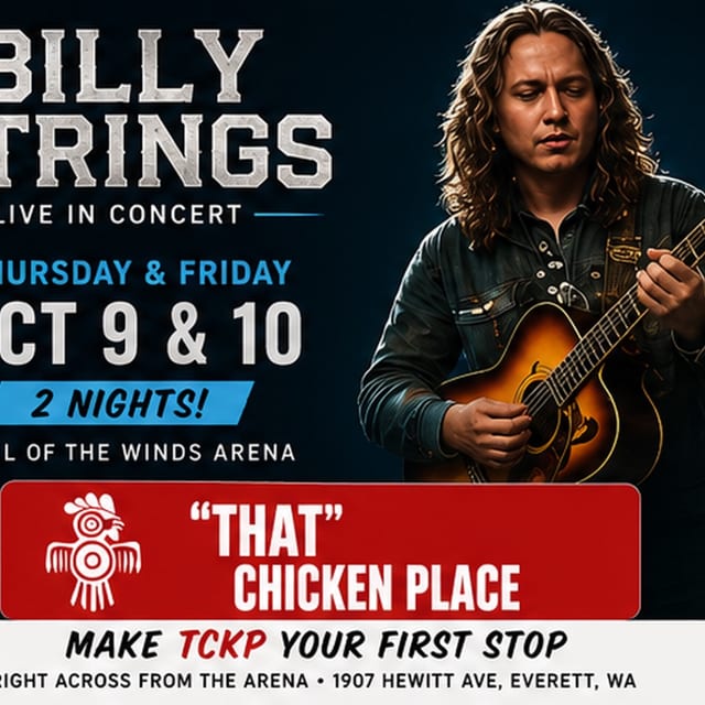 BILLY STRINGS — OCTOBER 9 & 10