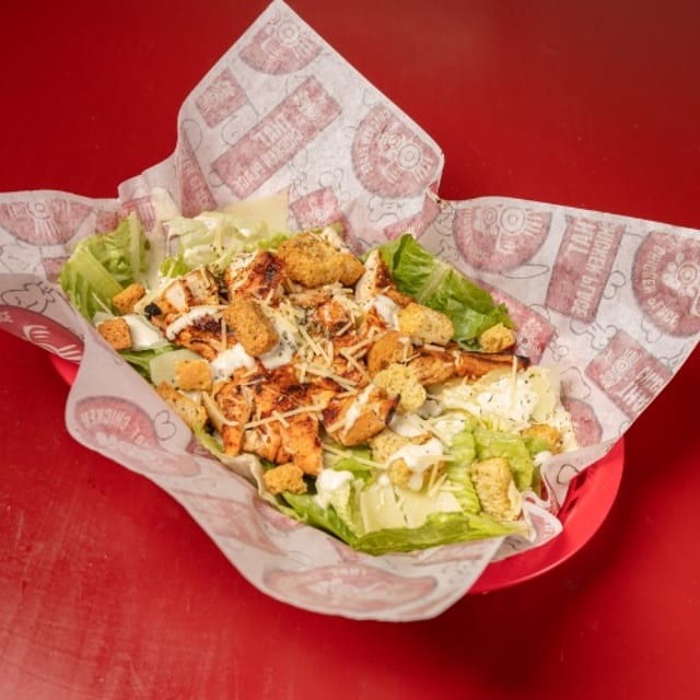 Grilled Chicken Caesar Salad.