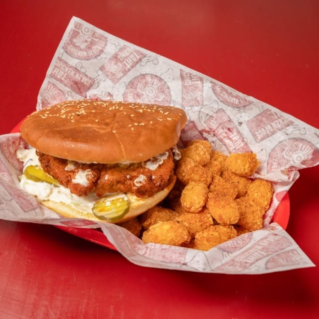 Nashville Fire Chicken Burger (chk.breast).